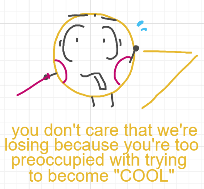 A panel from Running Duos, episode four of the Board Boards object show by Furretwalk/WalkingFurret.